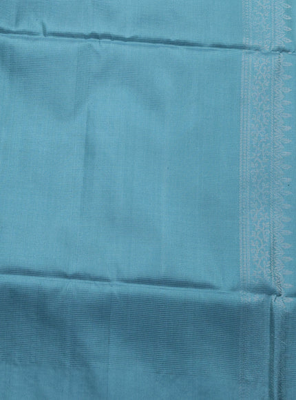 Sea Green Soft Silk Saree