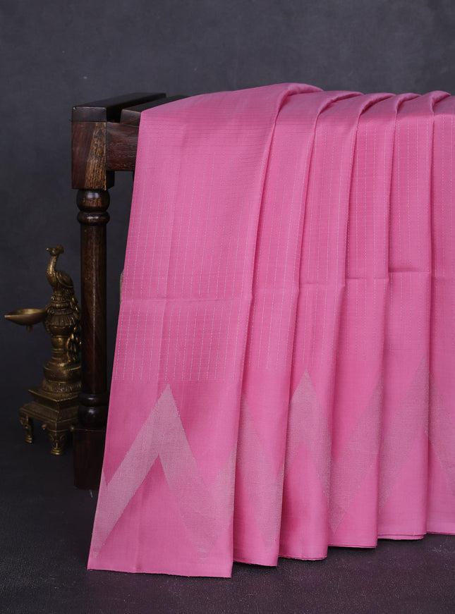 Light Pink Soft Silk Saree