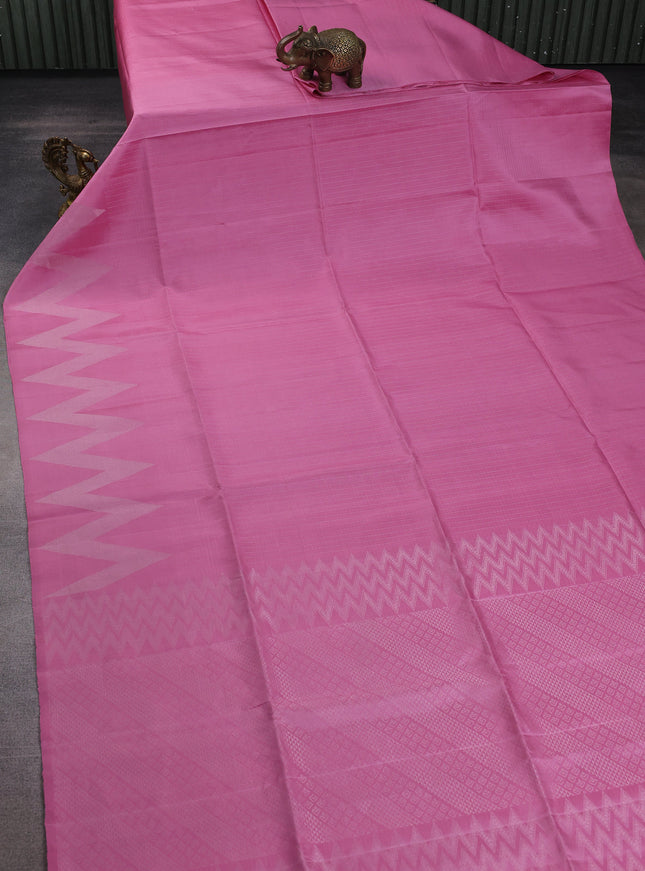 Light Pink Soft Silk Saree