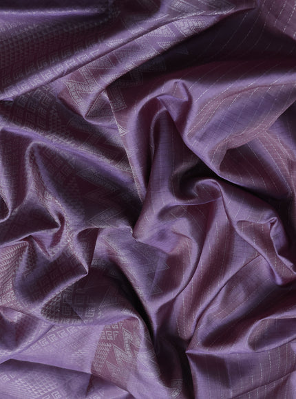 Dark Lavender Soft Silk Saree
