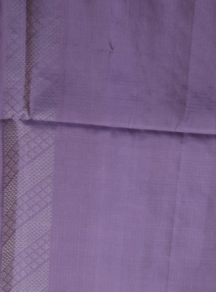 Dark Lavender Soft Silk Saree