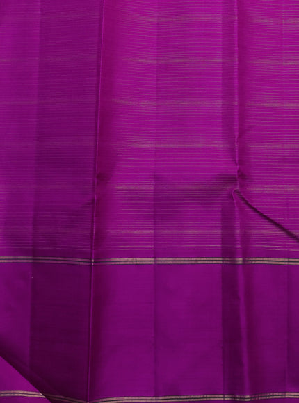 Purple Pure  Kanchipuram Silk Saree