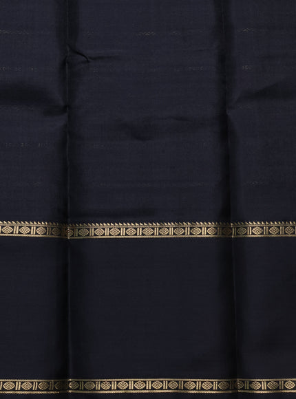 Black Pure Kanchipuram Silk Saree