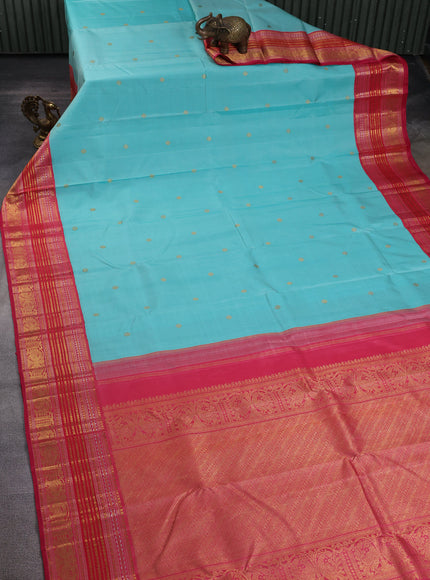 Ferozi - Pink Pure Kanchipuram Silk Saree