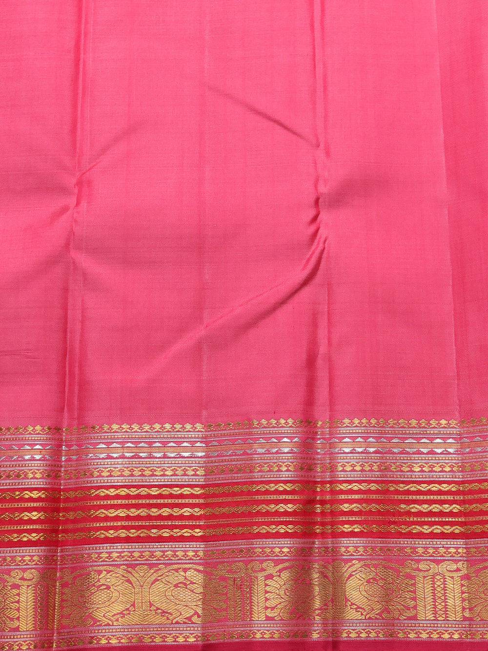 Ferozi - Pink Pure Kanchipuram Silk Saree