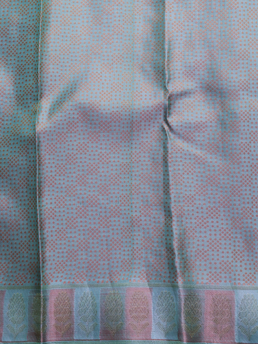 Teal Green Kanchipuram Pure Silk Saree