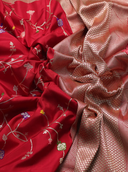 Red Banarasi Kadwa Silk Saree