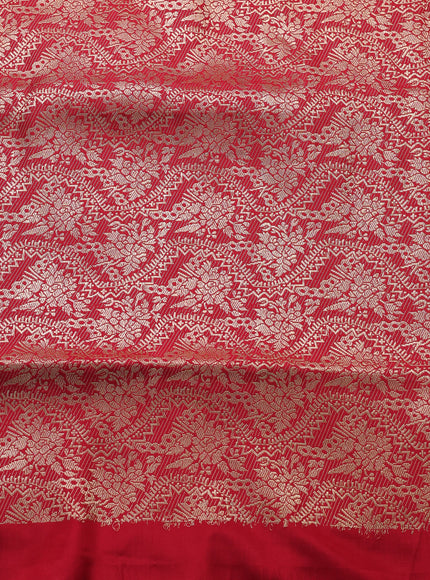 Red Banarasi Kadwa Silk Saree
