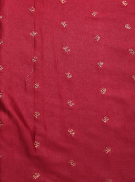 Dark Blue -Maroon Banarasi Crepe Saree