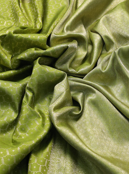 Mehendi Green Pure Kanchipuram Silk Saree