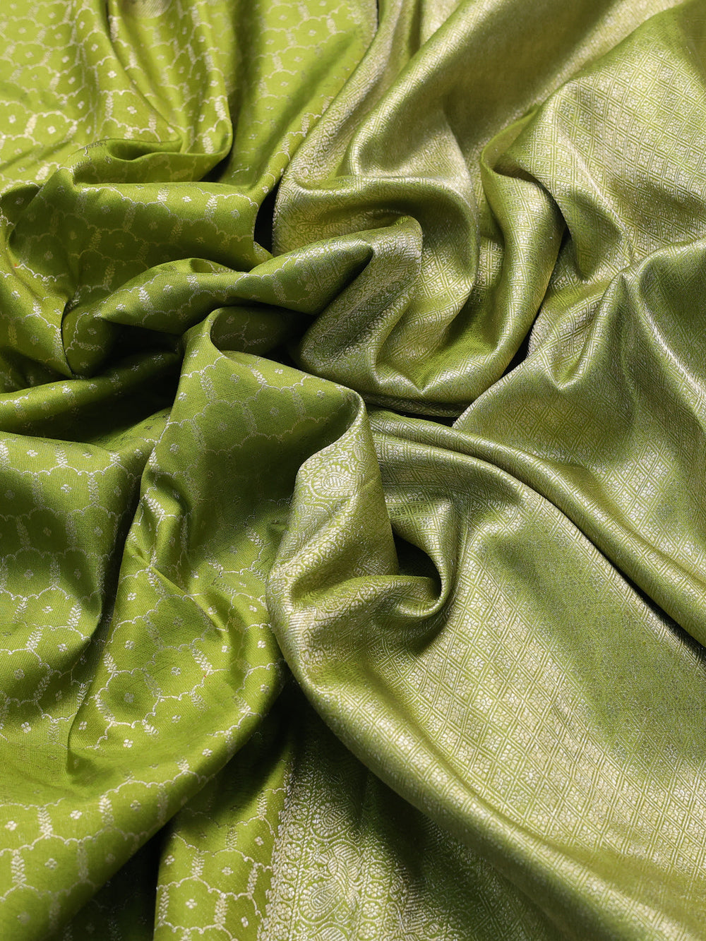 Mehendi Green Pure Kanchipuram Silk Saree