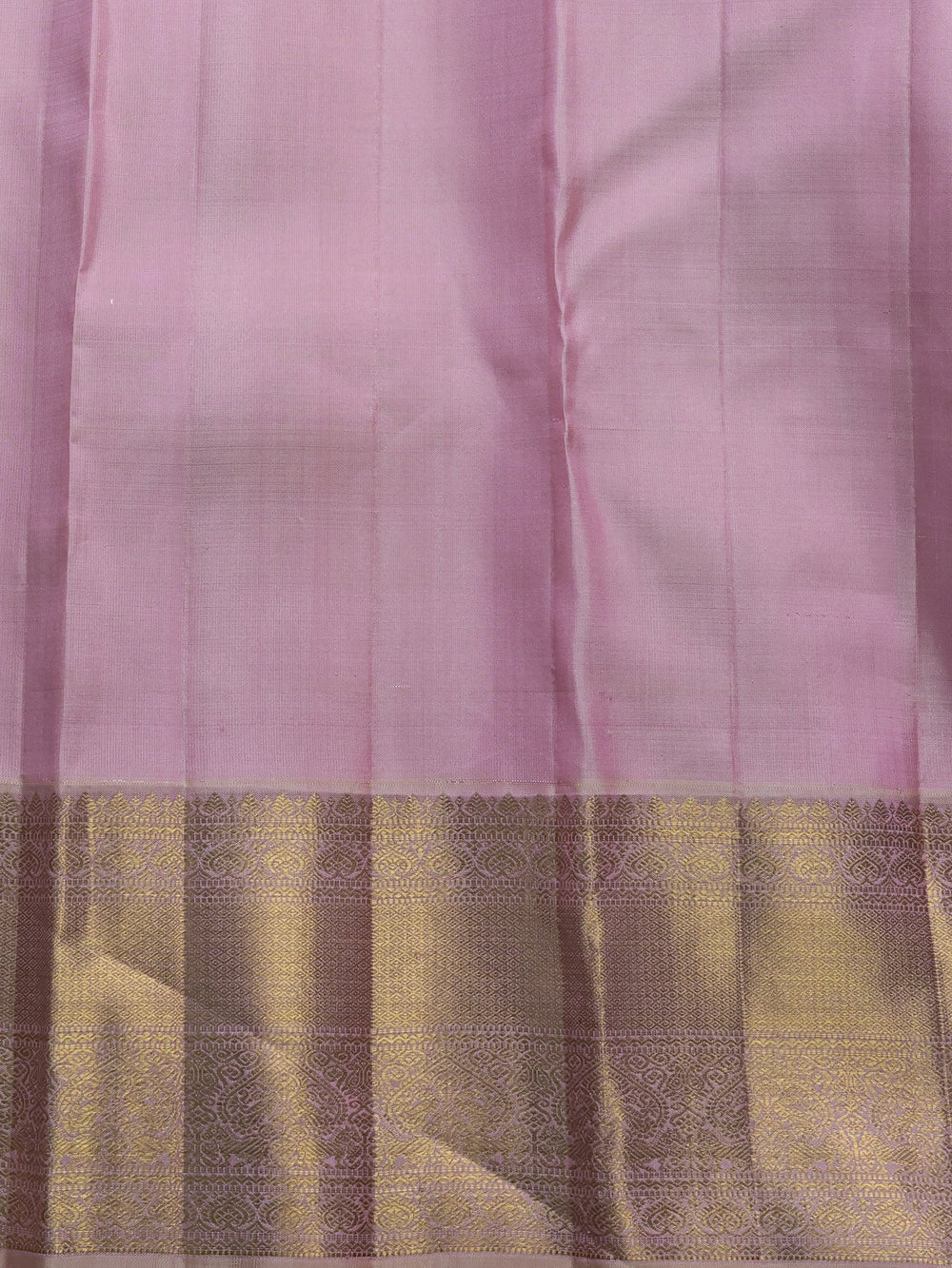 Red - Pastel Peach Pure Kanchipuram Silk Saree