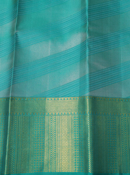 Lime -Emerald Pure Kanchipuram Silk Saree