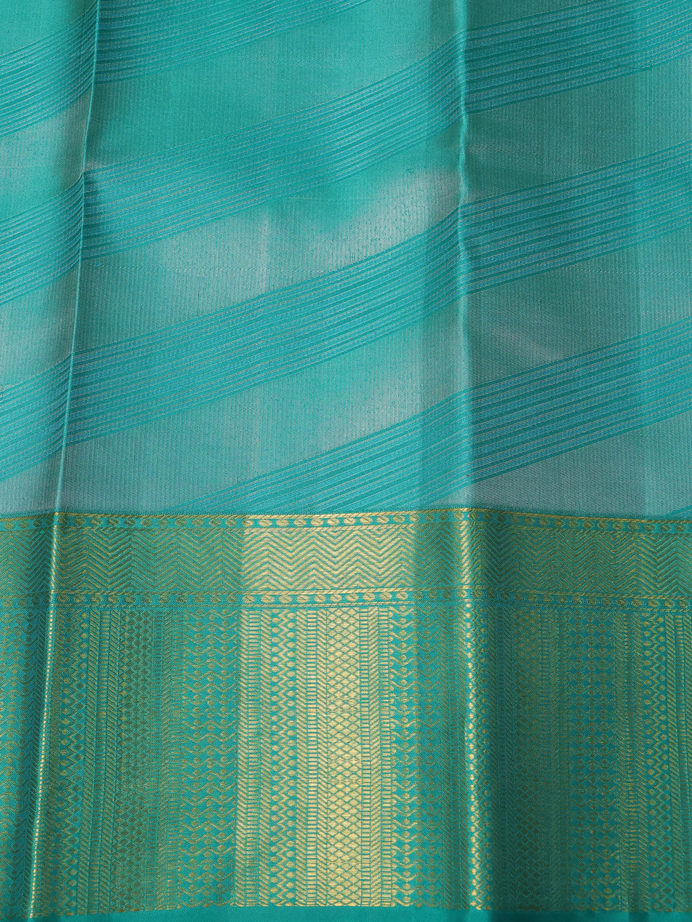 Lime -Emerald Pure Kanchipuram Silk Saree