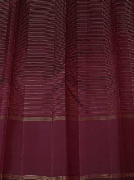 Maroon Pure Kanchipuram Silk Saree