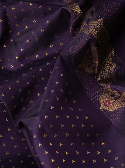 Wine Pure Kanchipuram Silk Saree