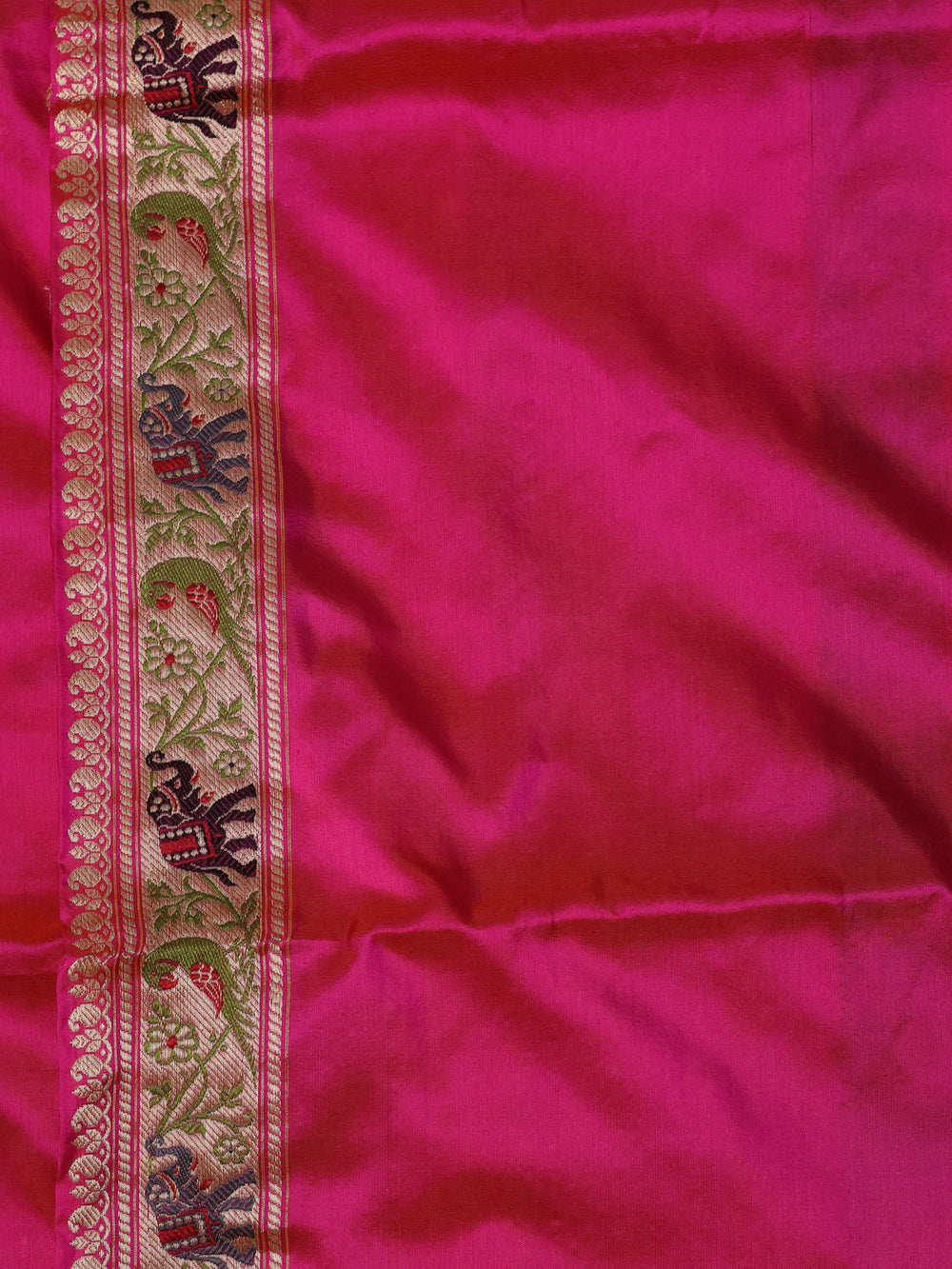 Pink Banarasi Silk Saree