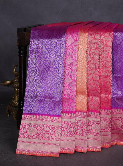 Multi Colour Banarasi Silk Saree
