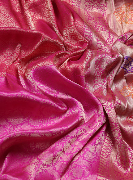 Multi Colour Banarasi Silk Saree