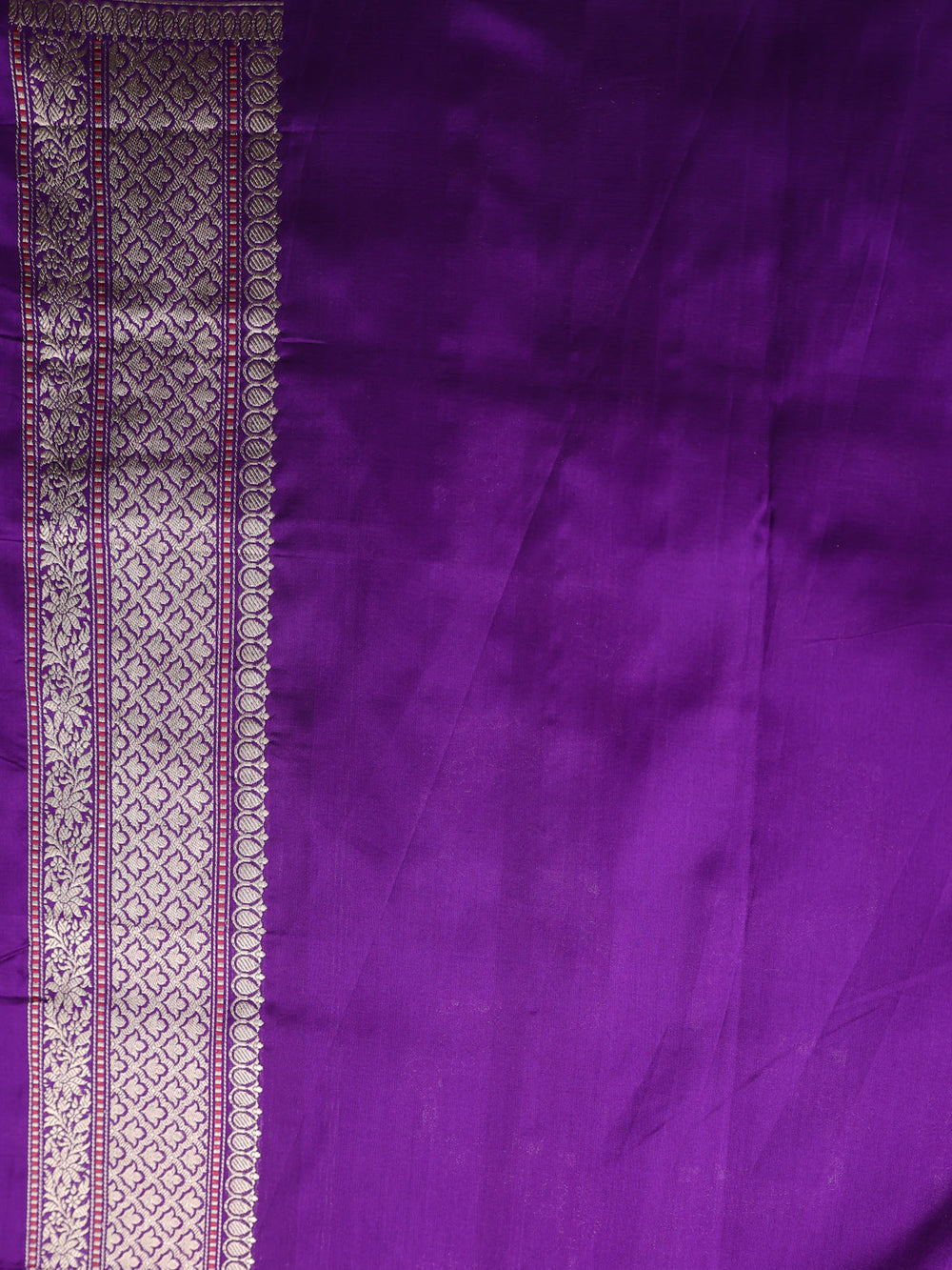 Violet Banarasi Silk Saree