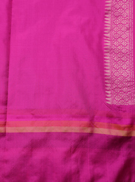 Grey Banarasi Silk Saree