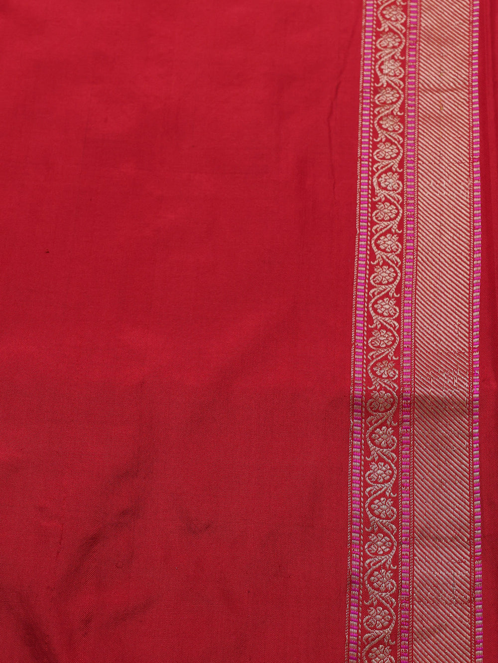 Red Banarasi Silk Saree