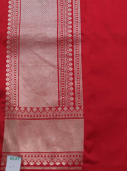 Red Banarasi Fekwa Silk Saree
