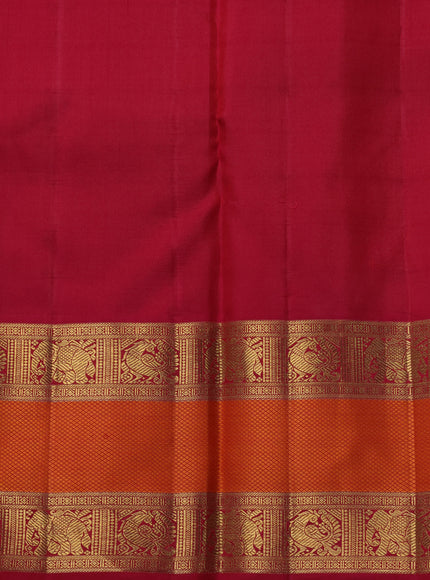 Light Blue-Pink Pure Kanchipuram Silk Saree