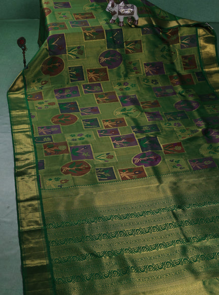 Green Pure Kanchipuram Silk Saree