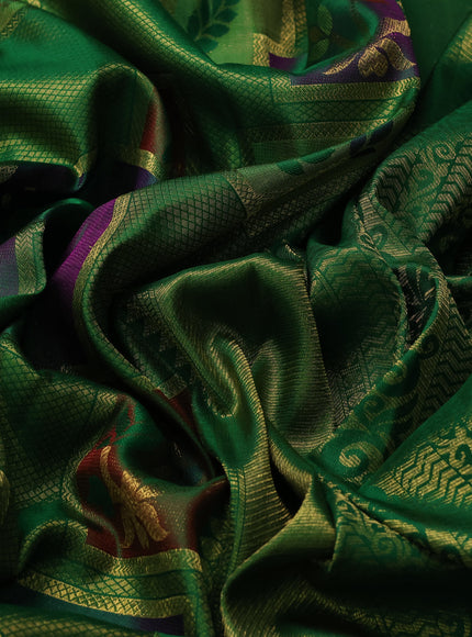 Green Pure Kanchipuram Silk Saree