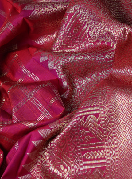 Maroon Pure Kanchipuram Silk Saree