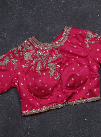 Onion Pink Organza Designer Saree With Embroidery Readymade Blouse