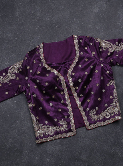 Grey Tissue Designer Saree With Embroidery Readymade Blouse