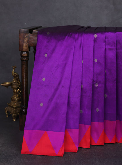 Purple Pure Paithani Saree