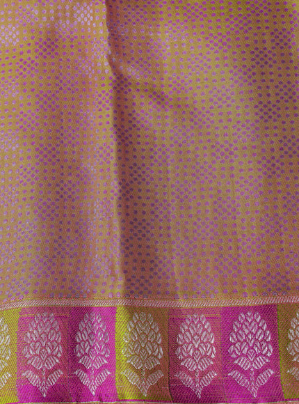 Pink Pure Kanchipuram Silk Saree