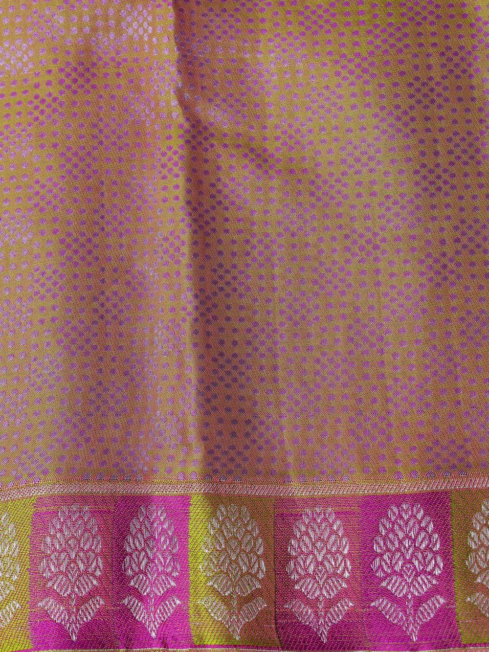 Pink Pure Kanchipuram Silk Saree