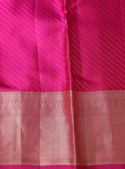 Grey-Pink Pure Kanchipuram Silk Saree