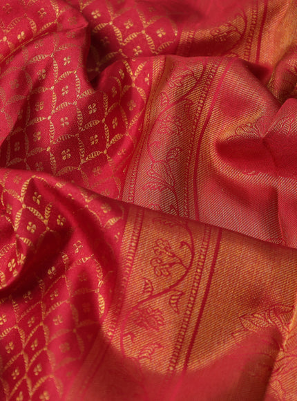 Red Pure Kanchipuram Silk Saree
