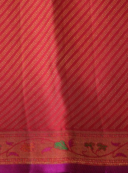 Red Pure Kanchipuram Silk Saree