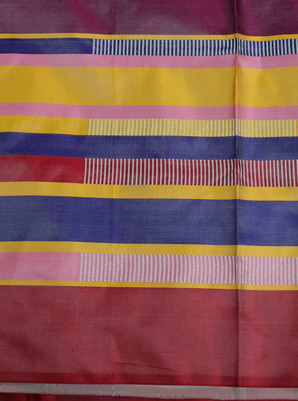 Mint Green - Multi Colour Banarasi Tanchoi Silk Saree