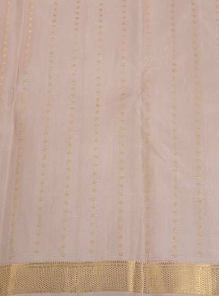 Dual Tone Pink Pure Kanchipuram Silk Saree