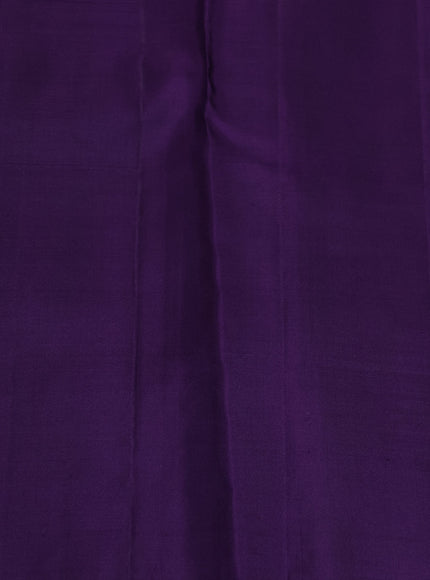 Purple Pure Kanchipuram Silk Saree