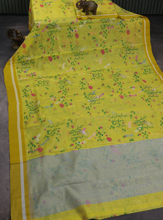 Chanderi Printed Saree