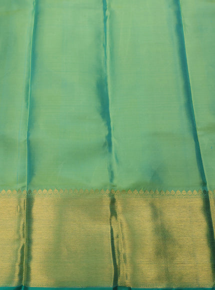 Pista Green Pure Kanchipuram Silk Saree
