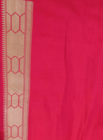 Pink Banarasi Kadwa Silk Saree
