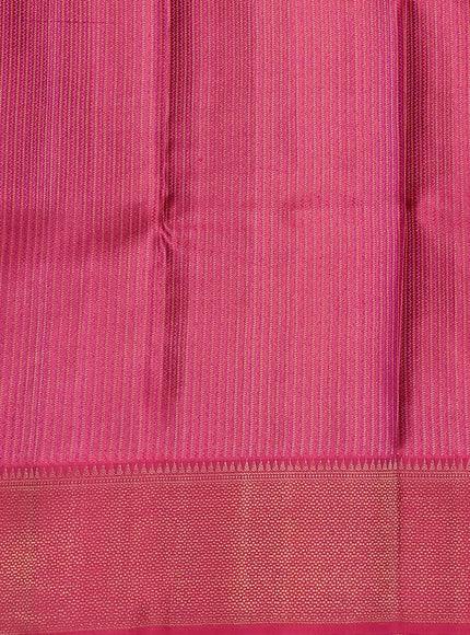 Rosy Brown - Pink Pure Kanchipuram Silk Saree