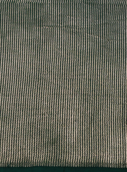Bottle Green Banarasi Silk Saree