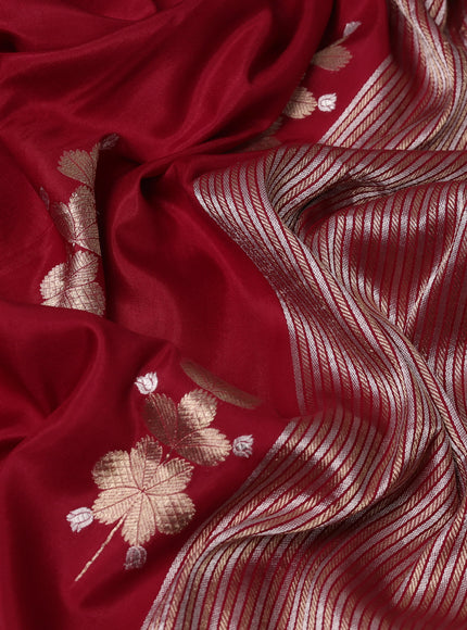 Red Banarasi Silk Saree