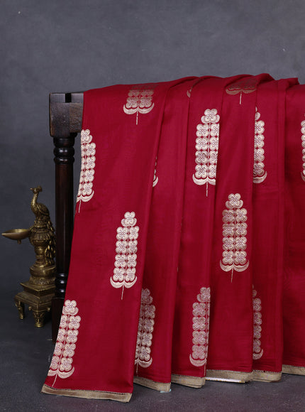 Red Banarasi Silk Saree
