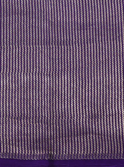 Purple Banarasi Silk Saree